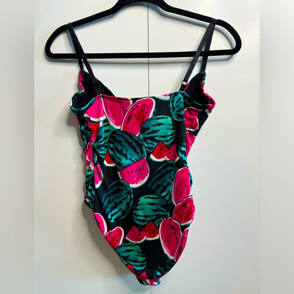 Vintage American Apparel Watermelon Piece Swimsuit - Picture 2 of 4